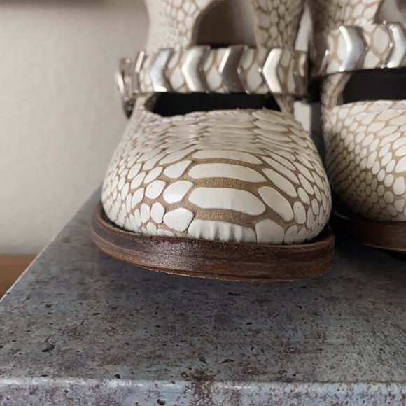 NWT Freebird White Snake Blade Size 7 - Picture 6 of 16